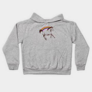 Logan – Laura Unicorn with rainbow Kids Hoodie